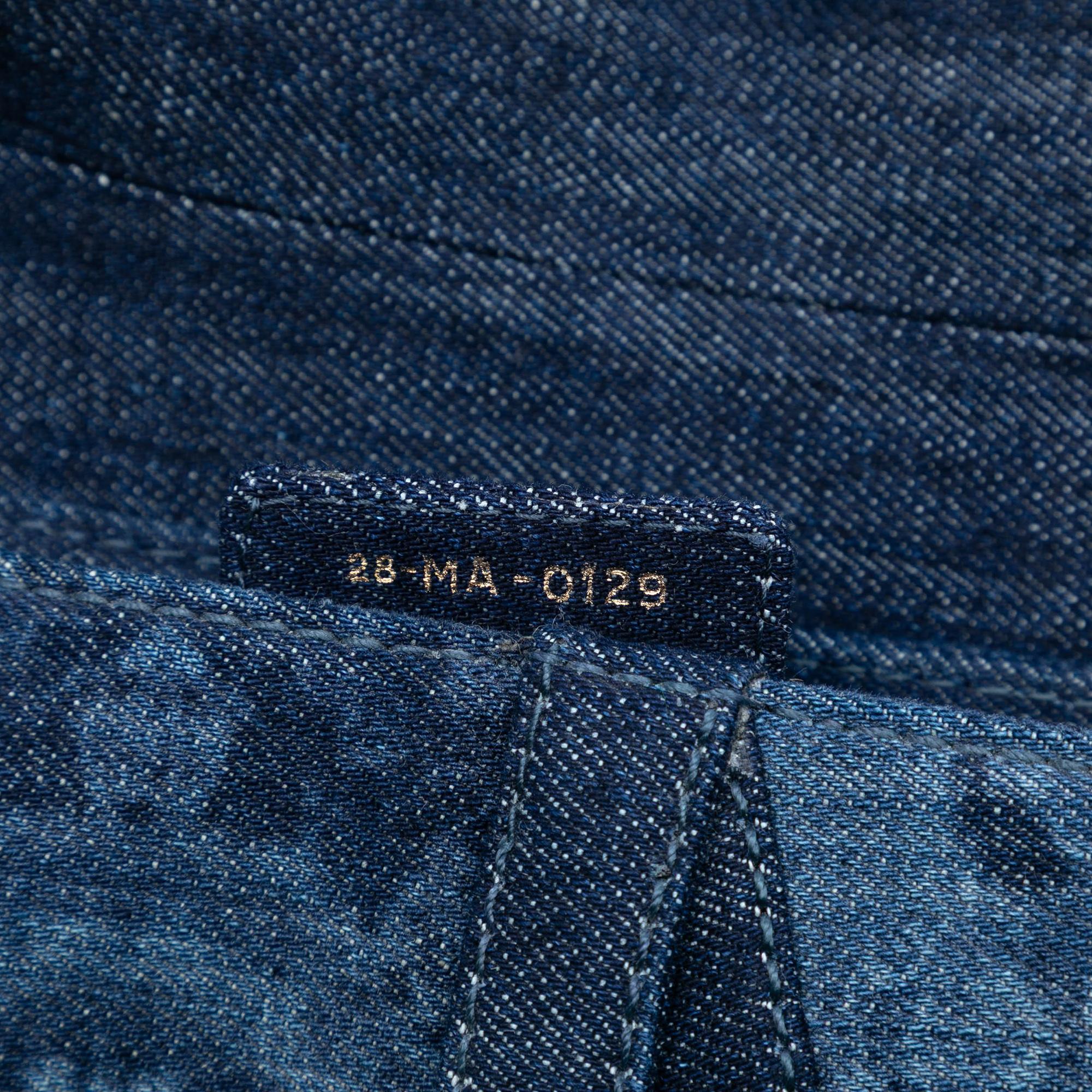 Dior Denim Tie Dye Saddle Bag