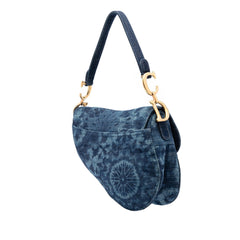 Dior Denim Tie Dye Saddle Bag