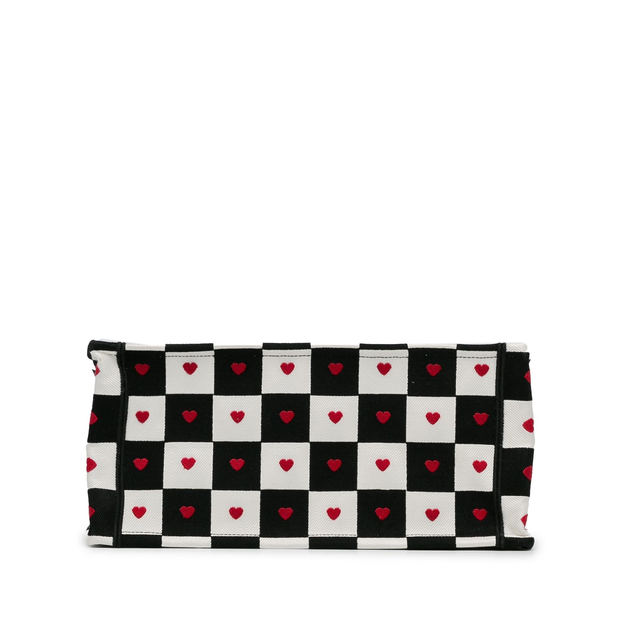 Dior DiorAmour Medium Canvas D-Chess Book Tote