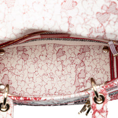 Dior DiorAmour Medium Embroidered Canvas Royale Lady D Lite