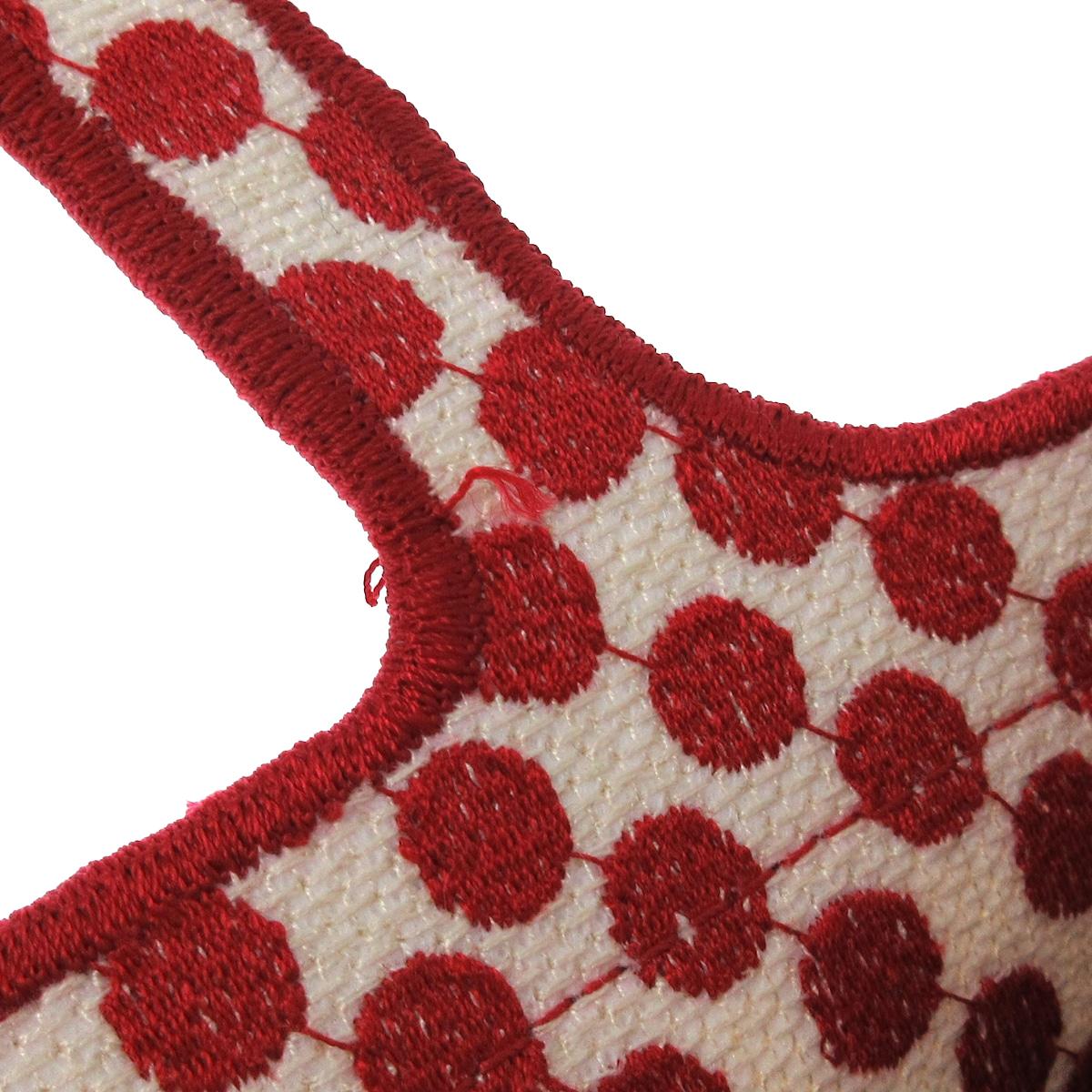 Dior DiorAmour Mini Embroidered Canvas Dots Book Tote