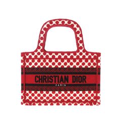 Dior DiorAmour Mini Embroidered Canvas Dots Book Tote