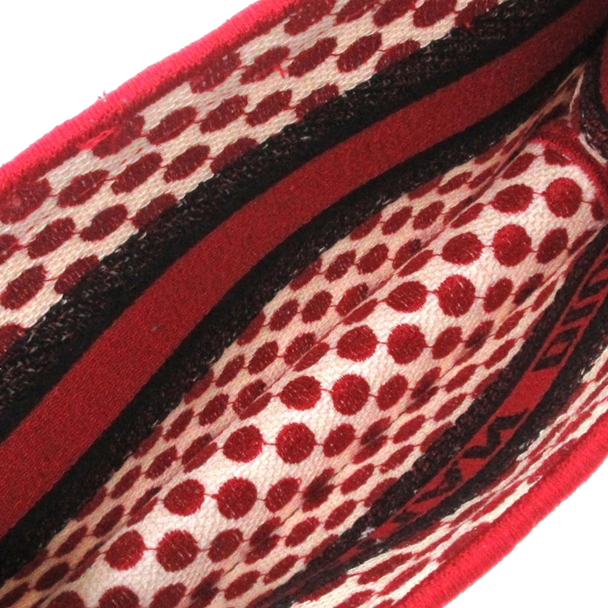 Dior DiorAmour Mini Embroidered Canvas Dots Book Tote