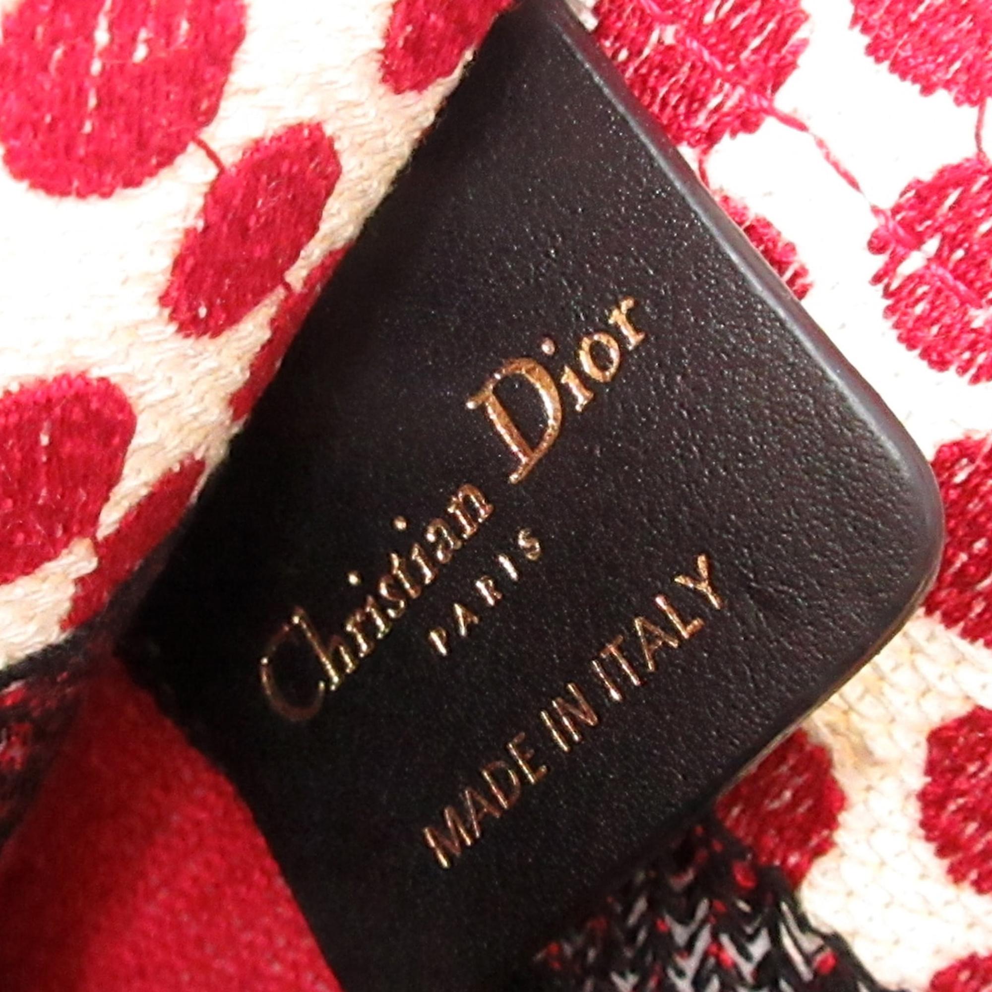 Dior DiorAmour Mini Embroidered Canvas Dots Book Tote