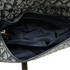Dior Diorissimo Canvas Saddle Bag