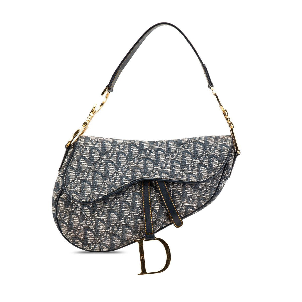 Dior Diorissimo Canvas Saddle Bag