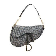 Dior Diorissimo Canvas Saddle Bag