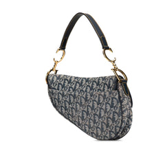 Dior Diorissimo Canvas Saddle Bag