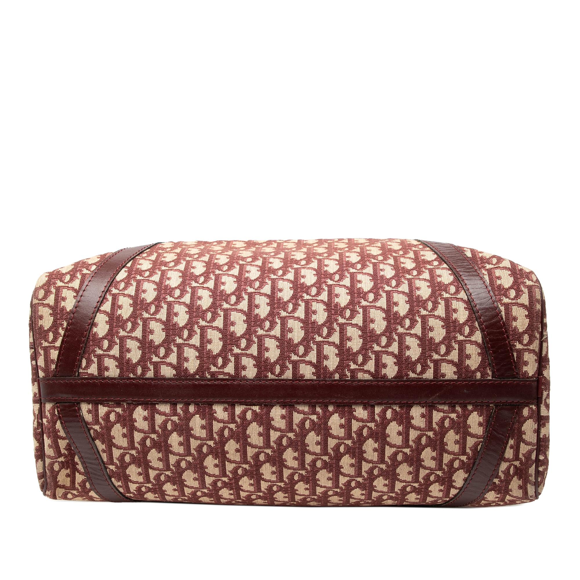 Dior Diorissimo Trotter Canvas Boston Bag