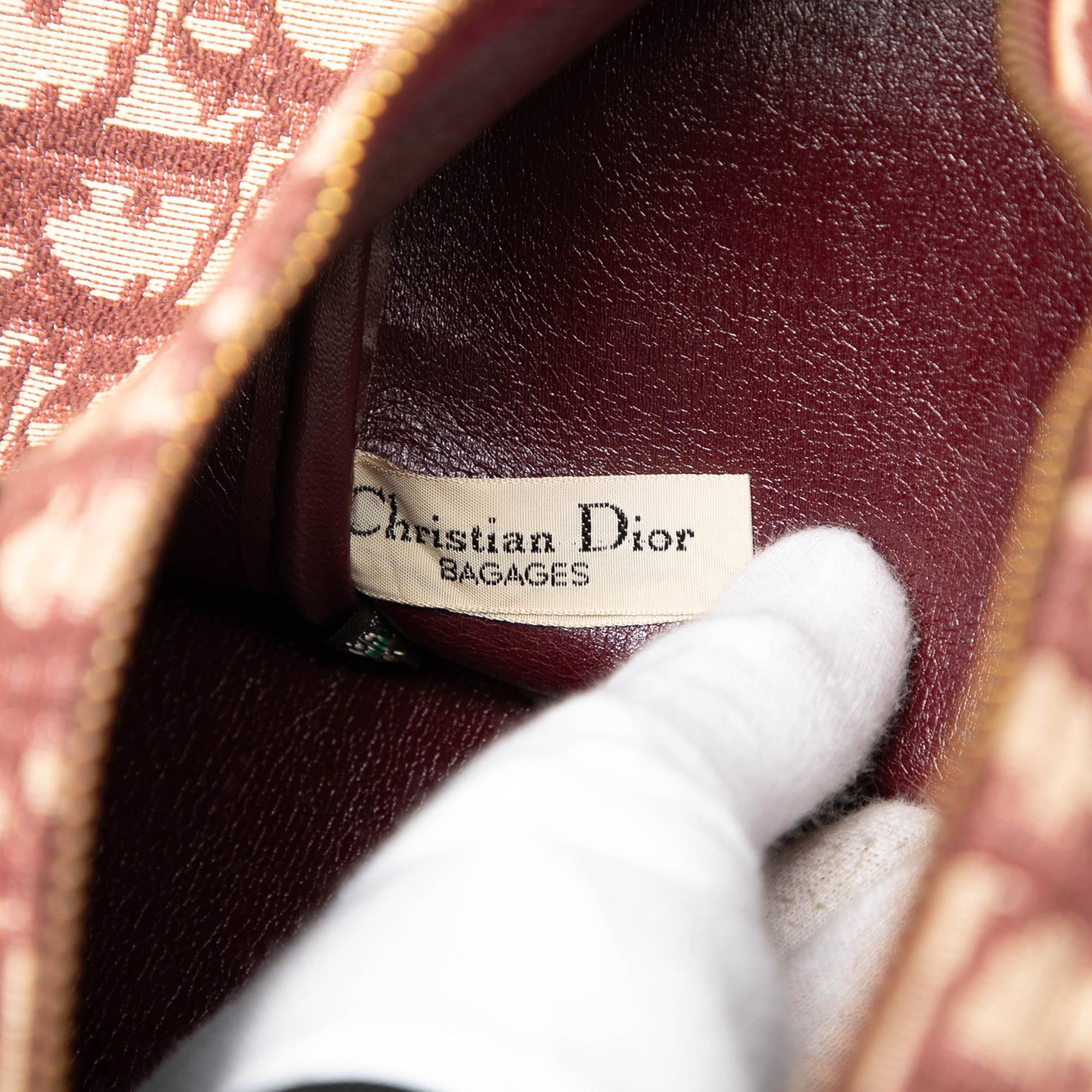 Dior Diorissimo Trotter Canvas Boston Bag
