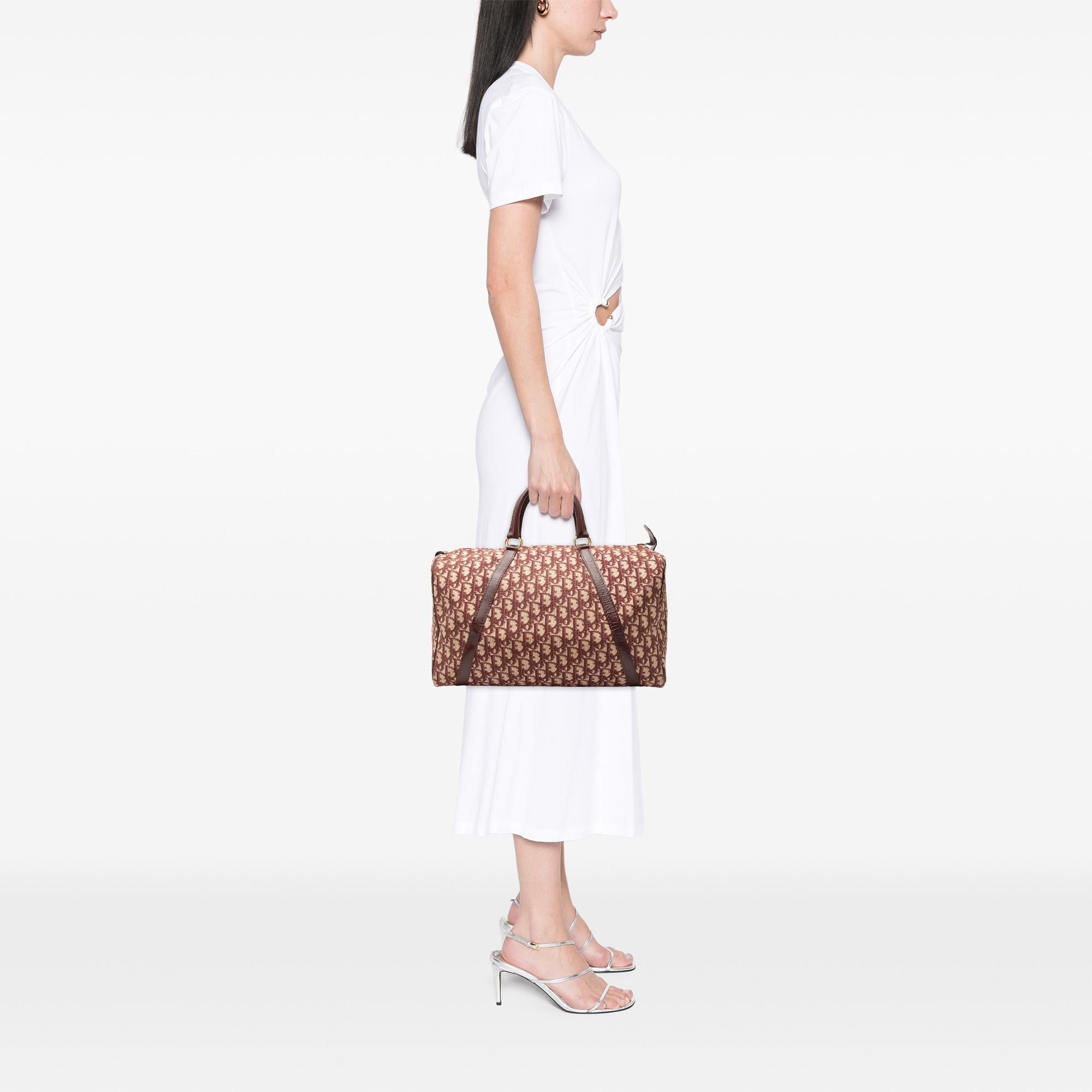 Dior Diorissimo Trotter Canvas Boston Bag