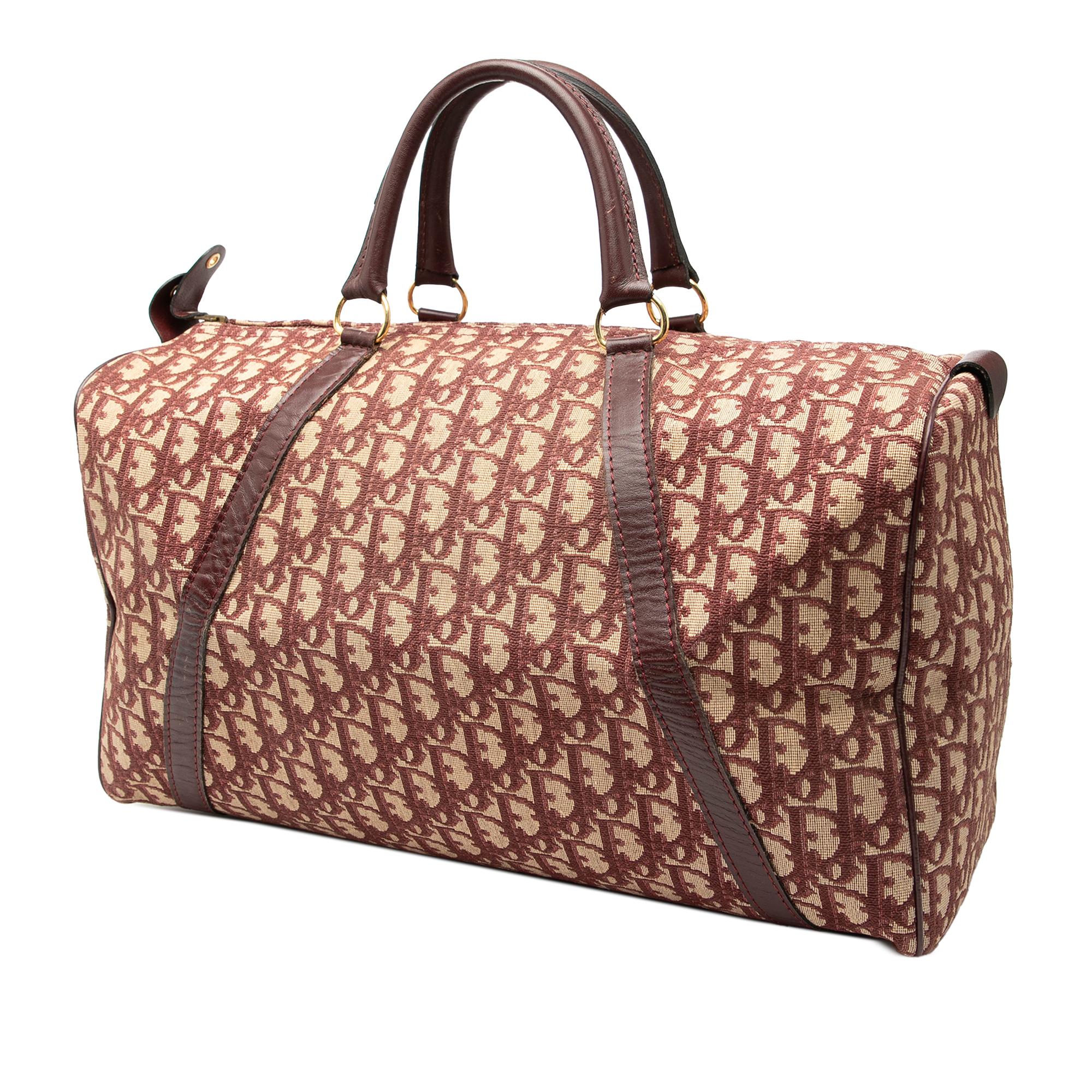 Dior Diorissimo Trotter Canvas Boston Bag