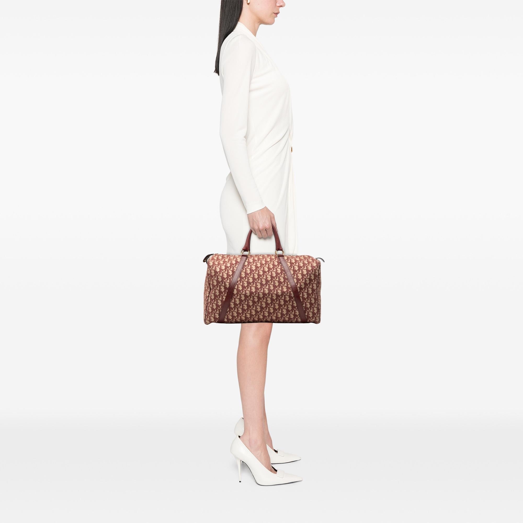 Dior Diorissimo Trotter Canvas Boston Bag