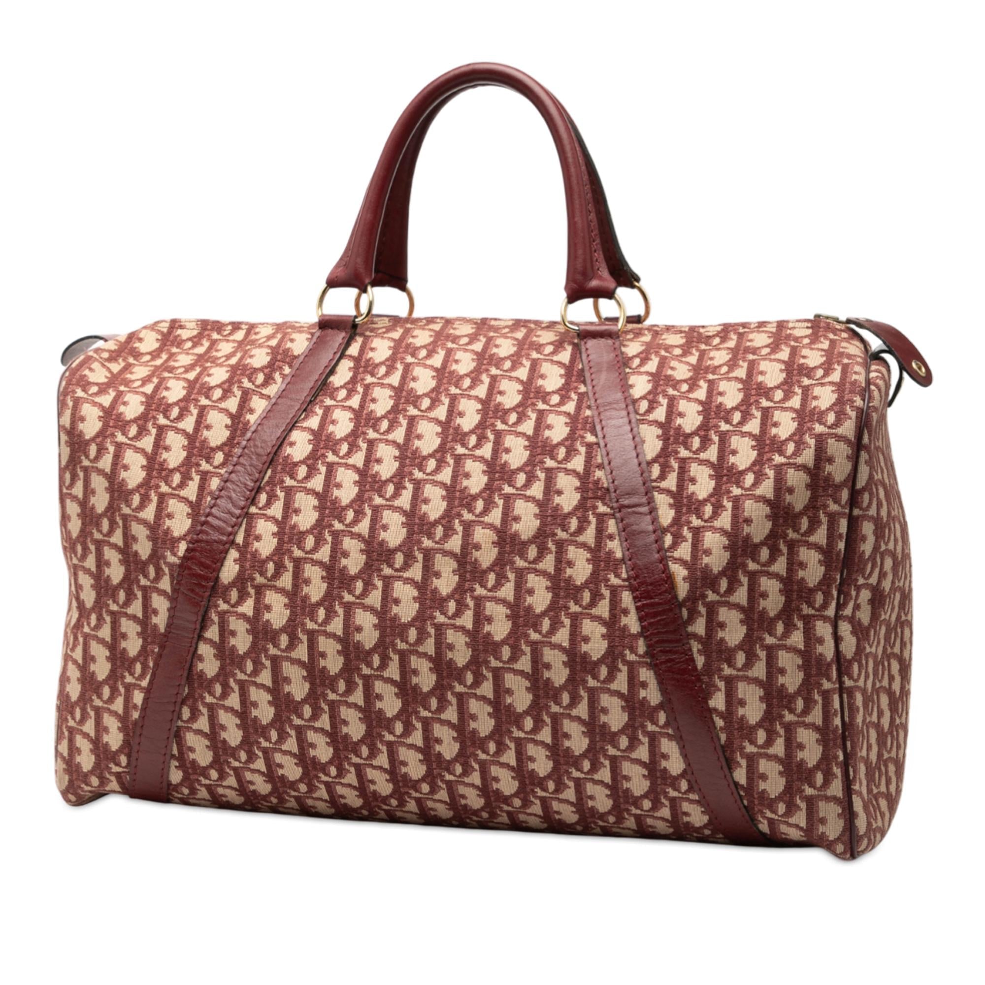 Dior Diorissimo Trotter Canvas Boston Bag