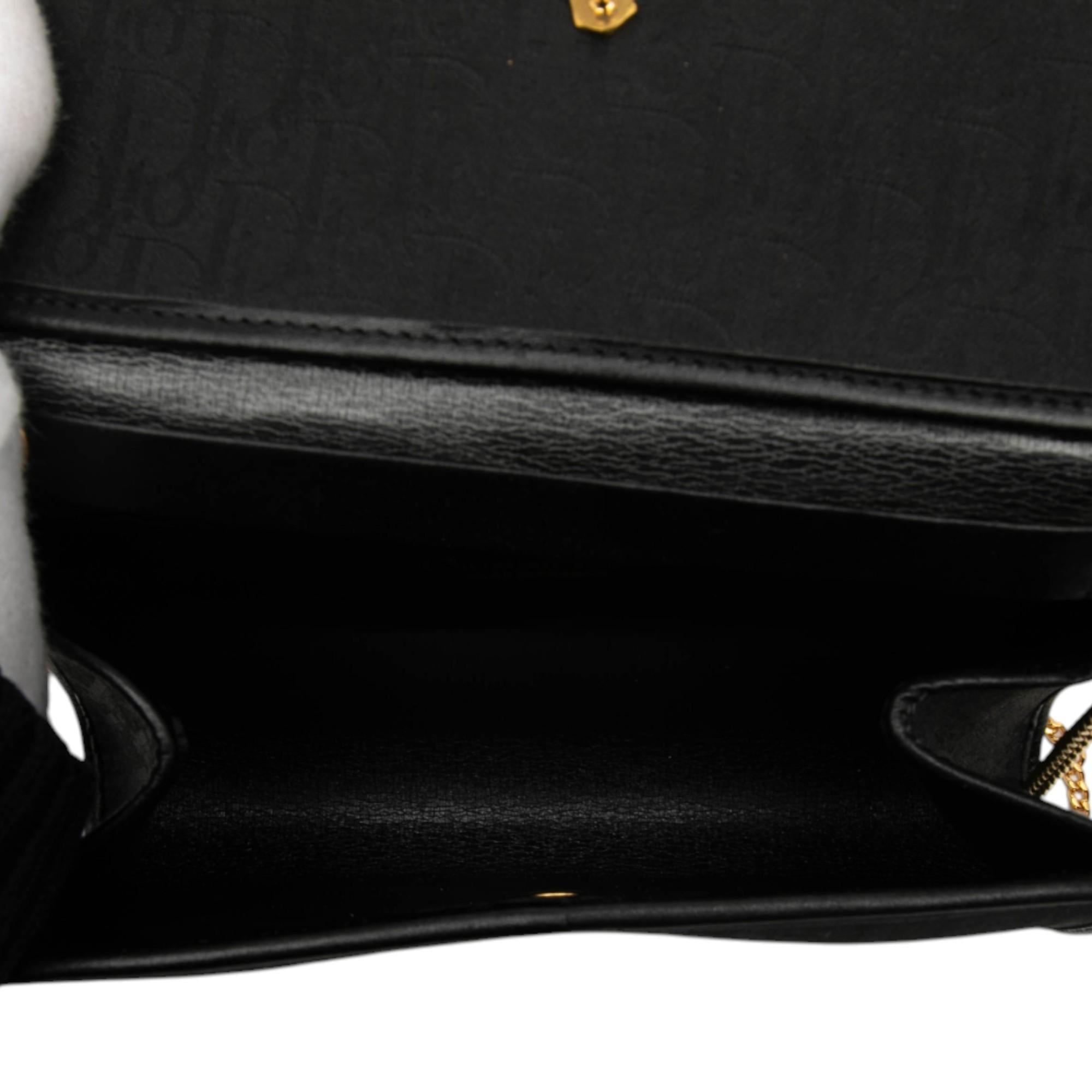 Dior Diorissimo Trotter Canvas Chain Crossbody