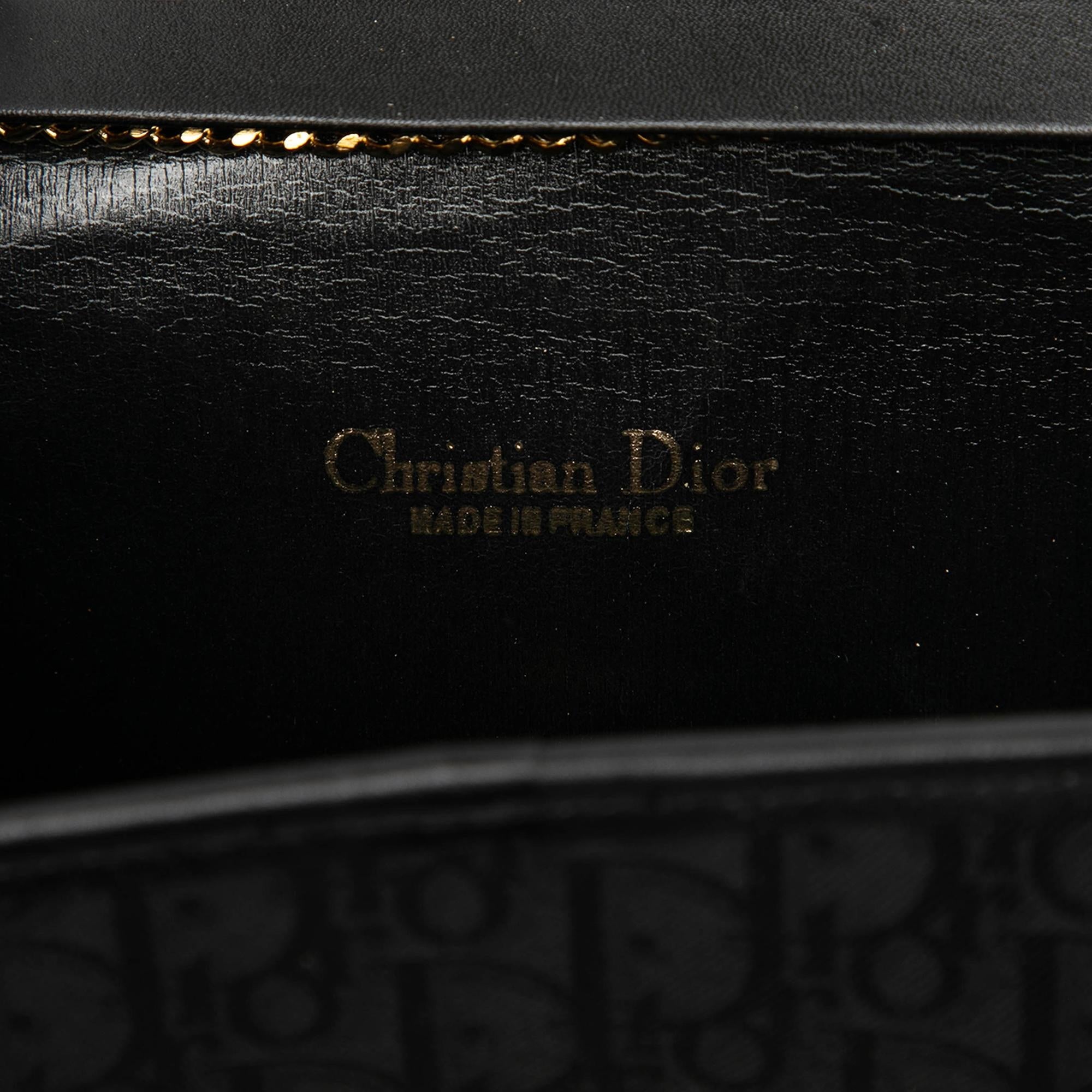 Dior Diorissimo Trotter Canvas Chain Crossbody