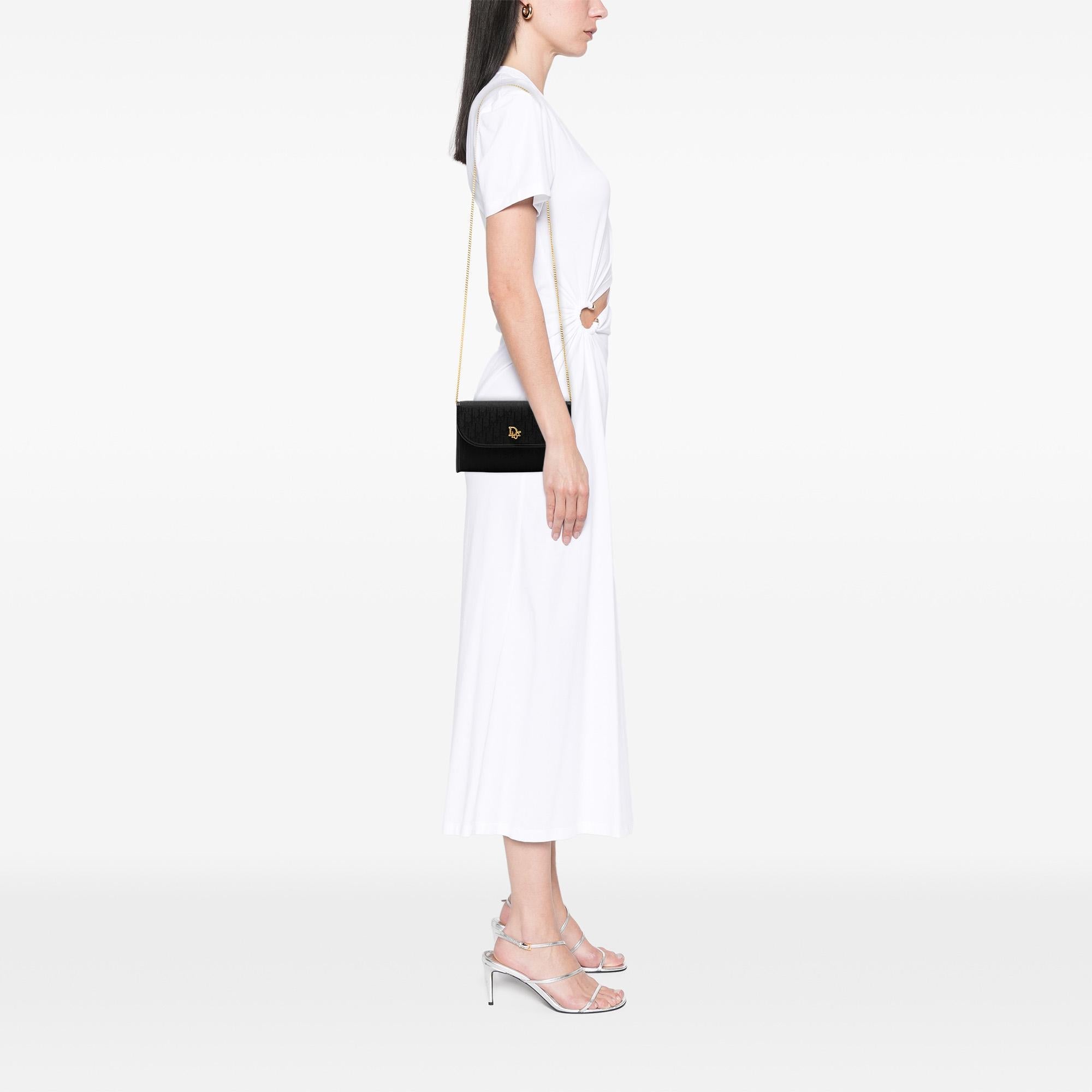 Dior Diorissimo Trotter Canvas Chain Crossbody