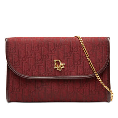 Dior Diorissimo Trotter Canvas Chain Crossbody