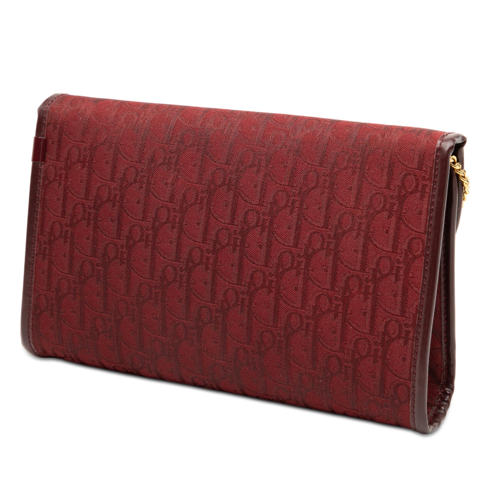 Dior Diorissimo Trotter Canvas Chain Crossbody