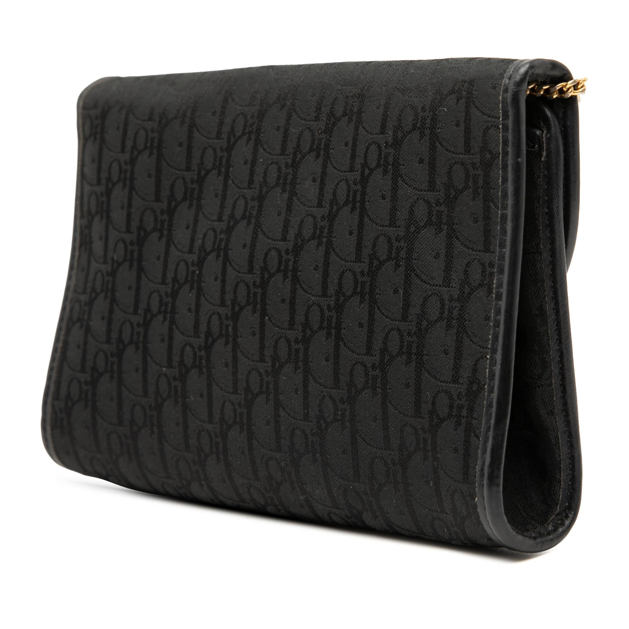 Dior Diorissimo Trotter Canvas Chain Crossbody