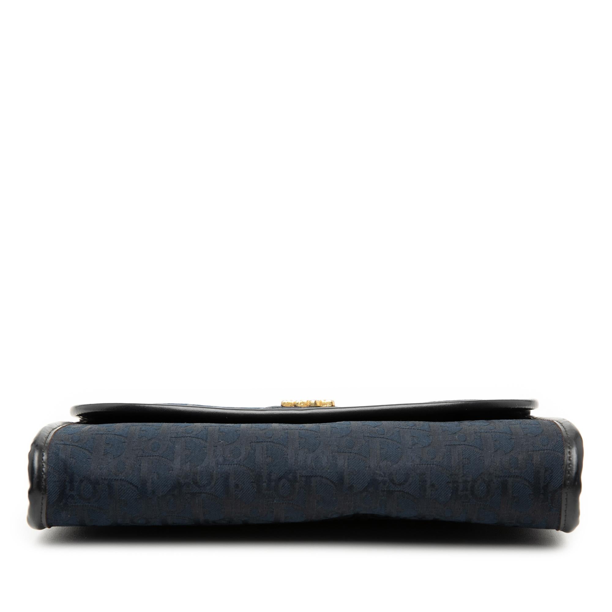 Dior Diorissimo Trotter Canvas Chain Crossbody
