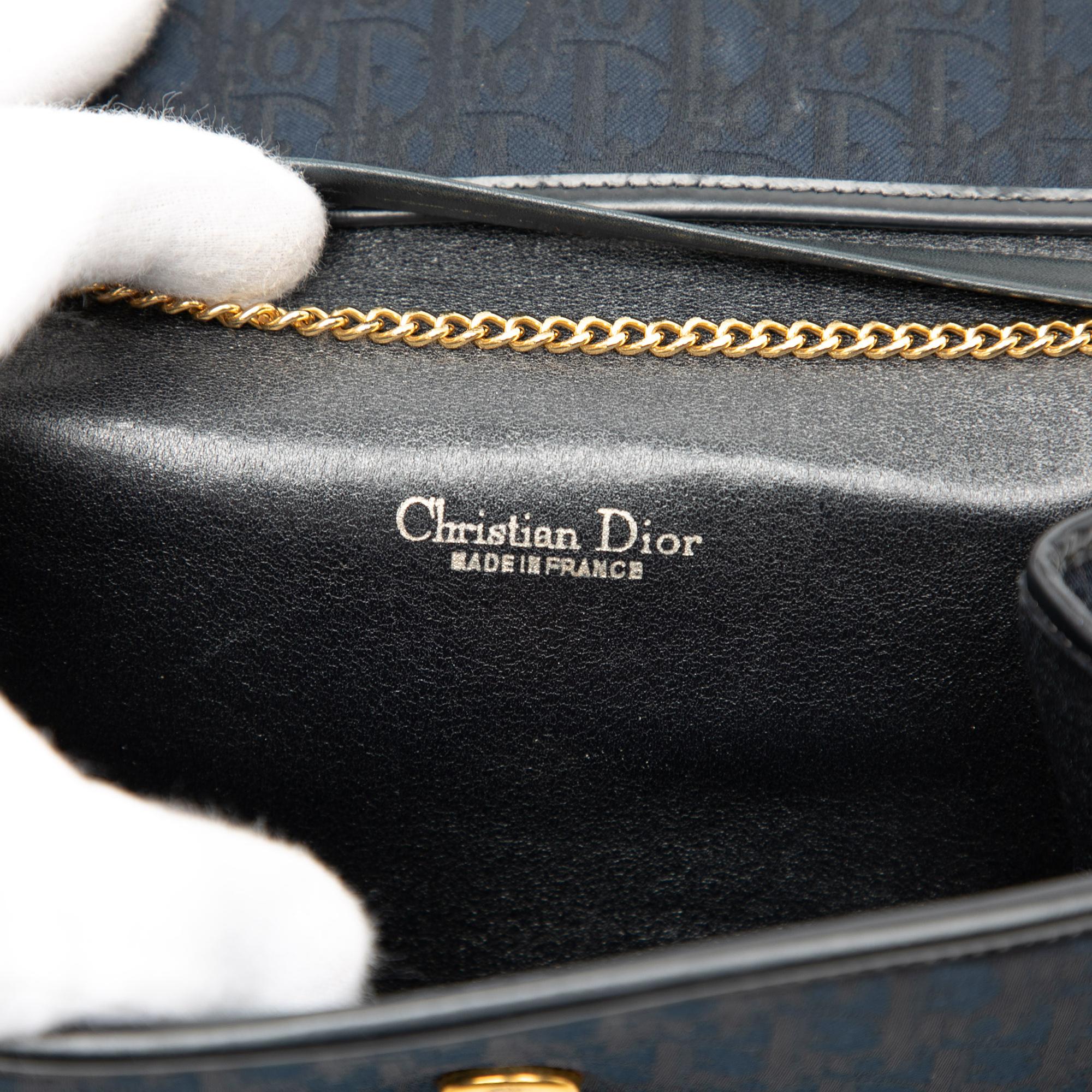 Dior Diorissimo Trotter Canvas Chain Crossbody
