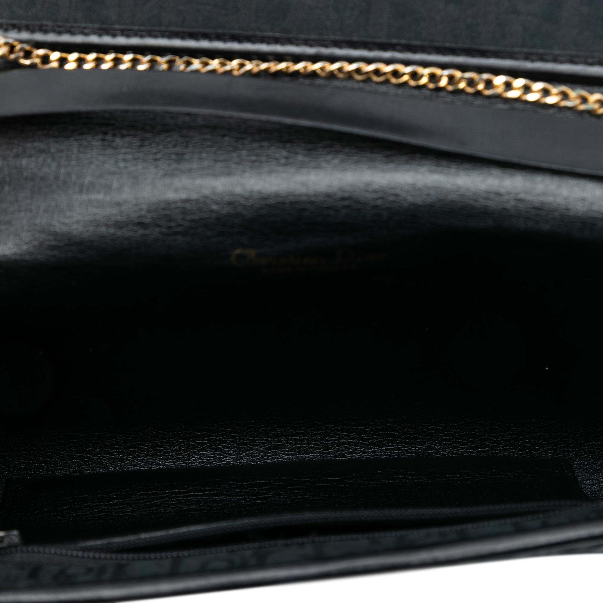 Dior Diorissimo Trotter Canvas Chain Shoulder Bag