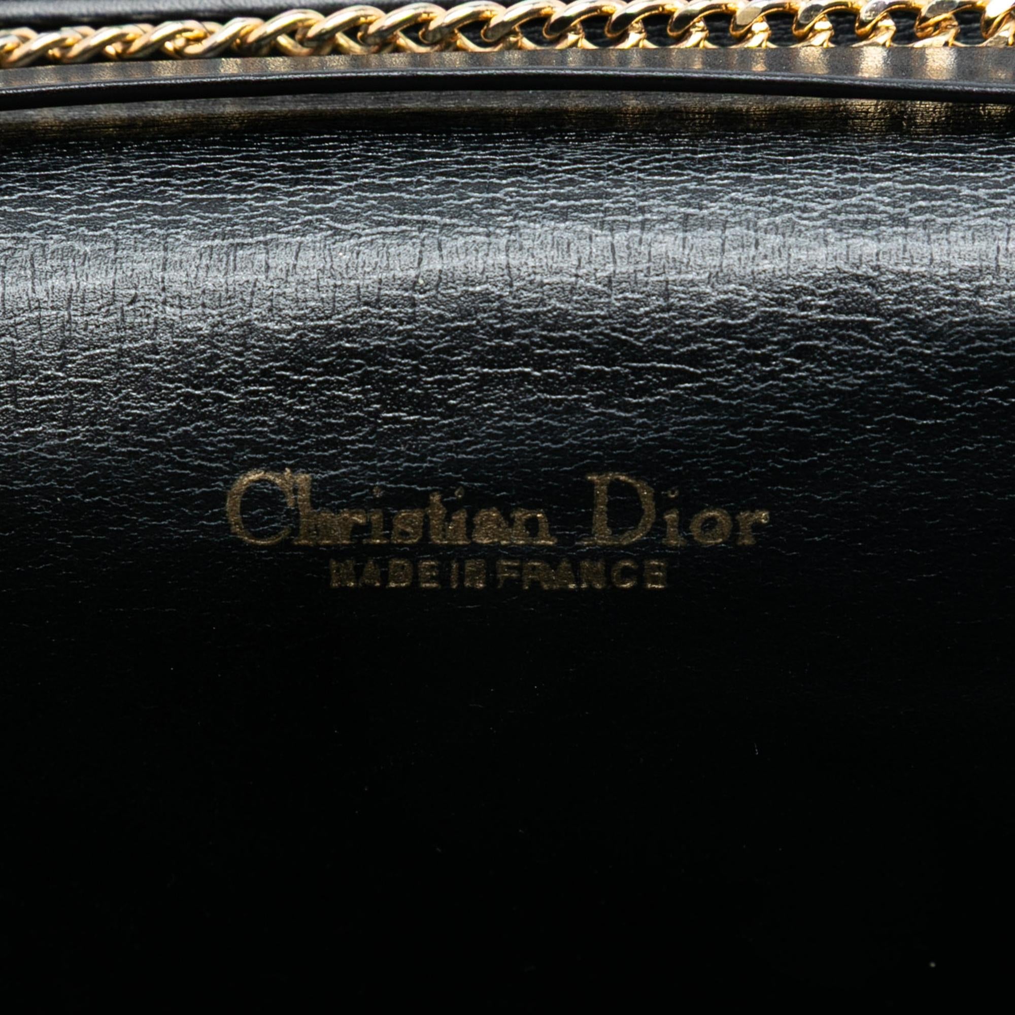 Dior Diorissimo Trotter Canvas Chain Shoulder Bag