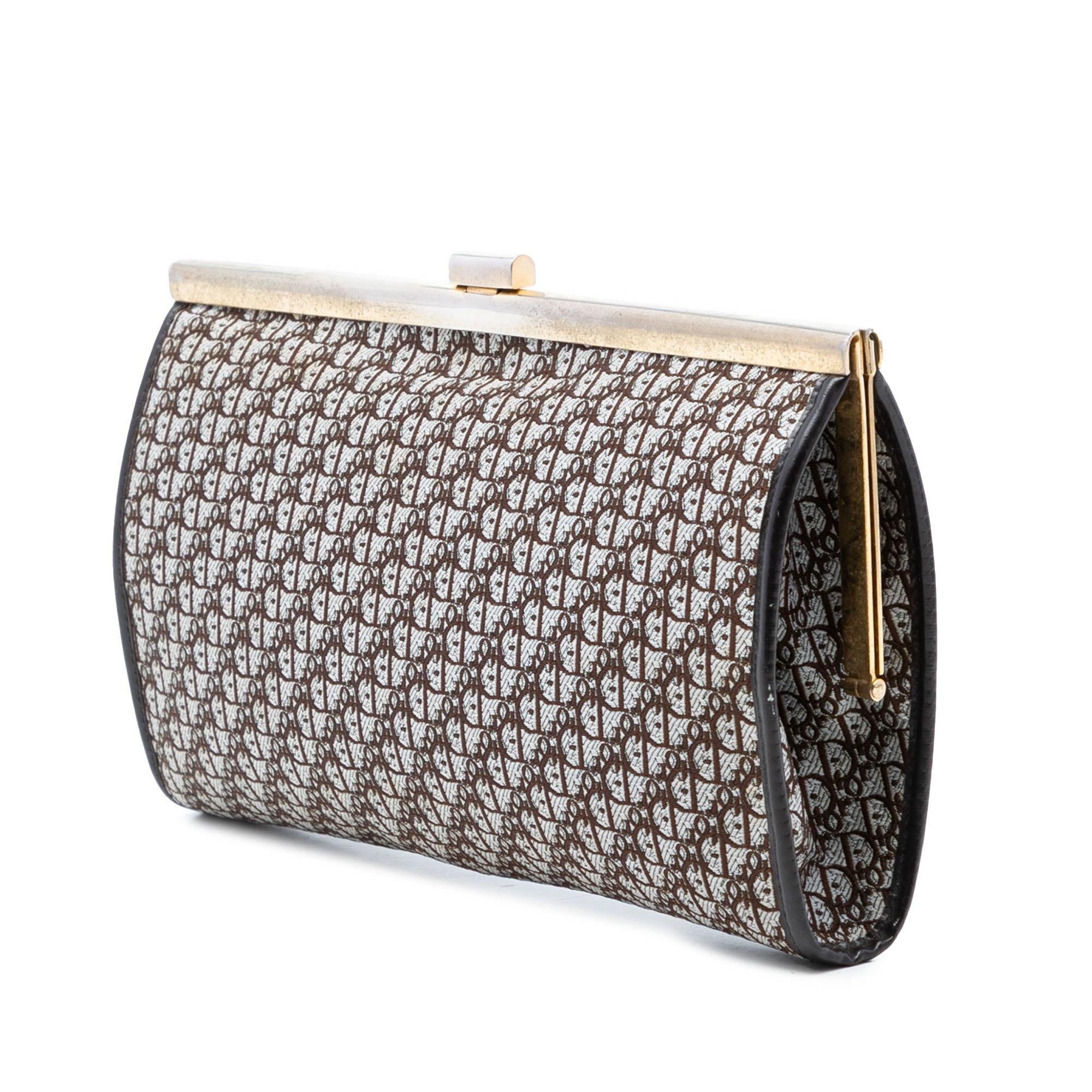 Dior Diorissimo Trotter Canvas Clutch