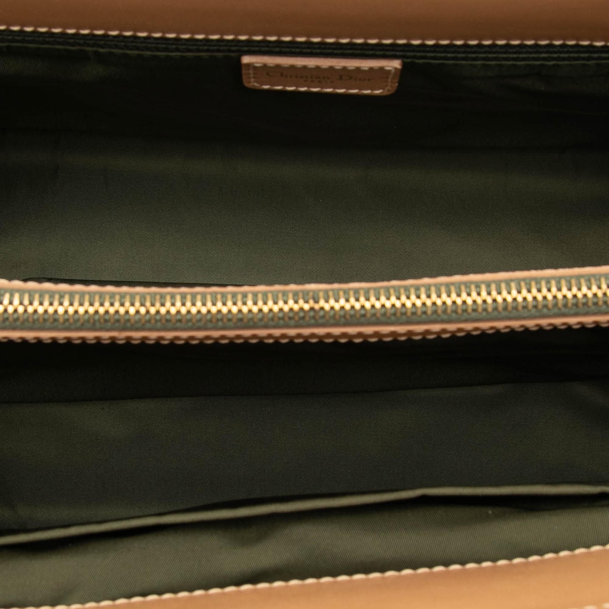 Dior Diorissimo Trotter Canvas Double Pocket Tote