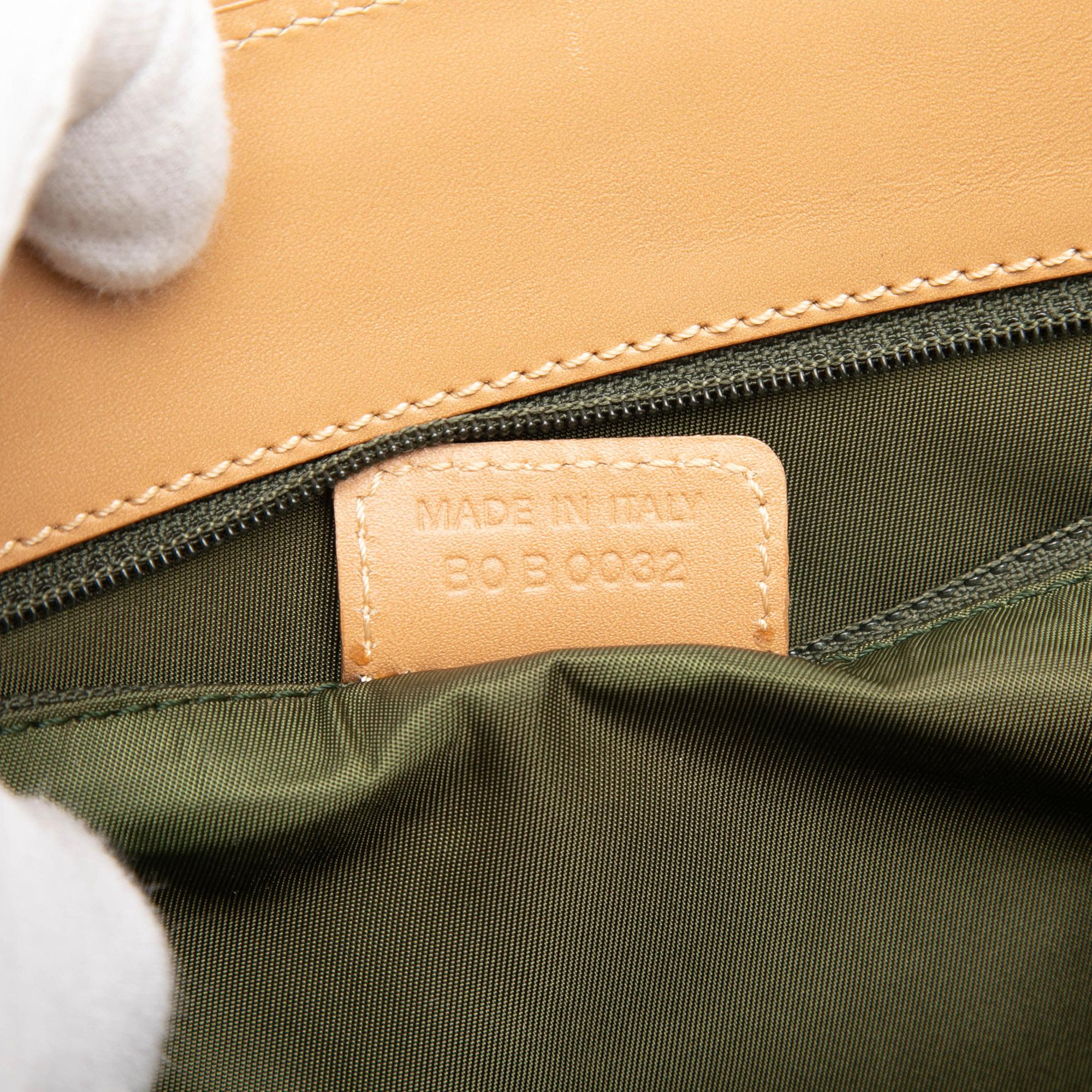 Dior Diorissimo Trotter Canvas Double Pocket Tote