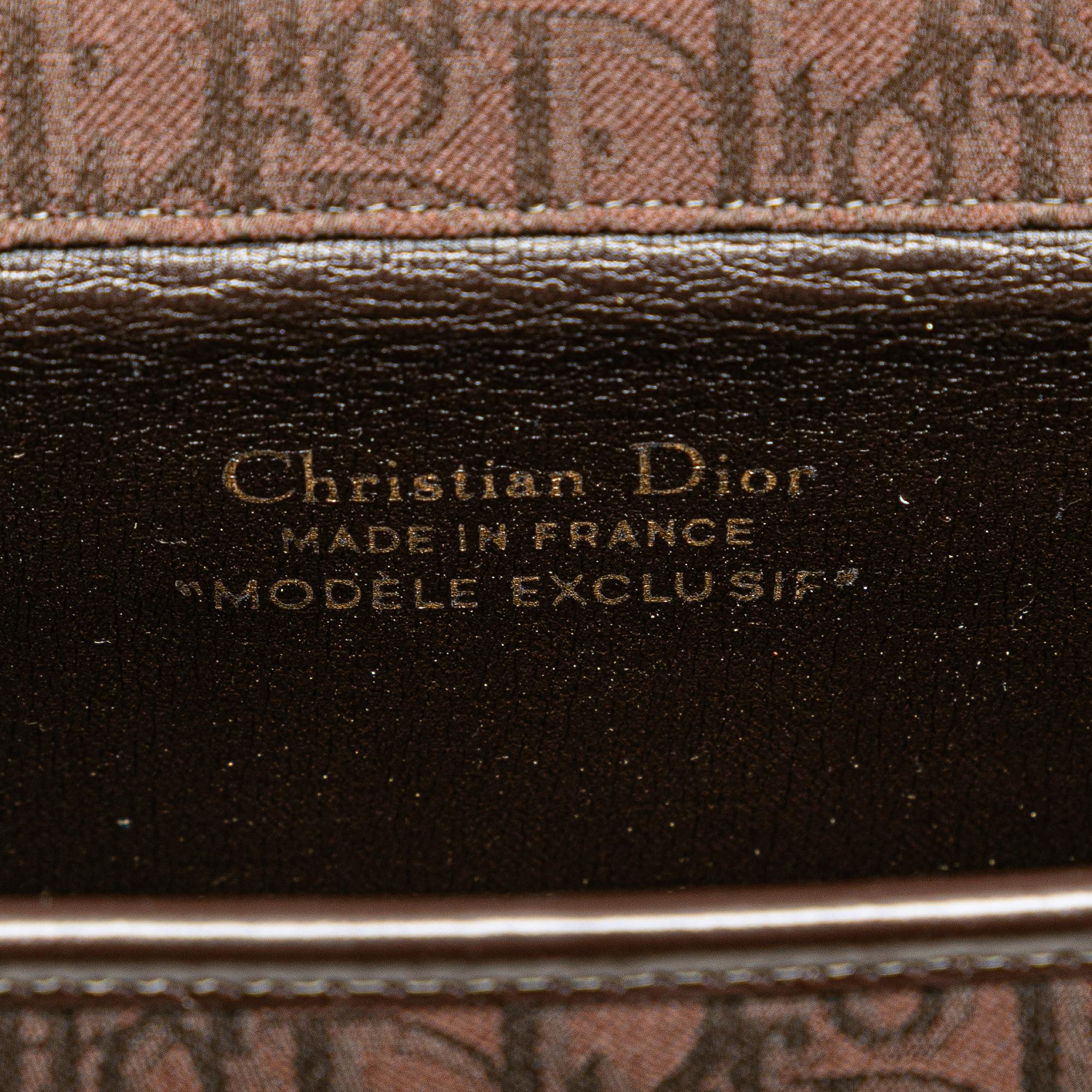 Dior Diorissimo Trotter Canvas Flap Crossbody