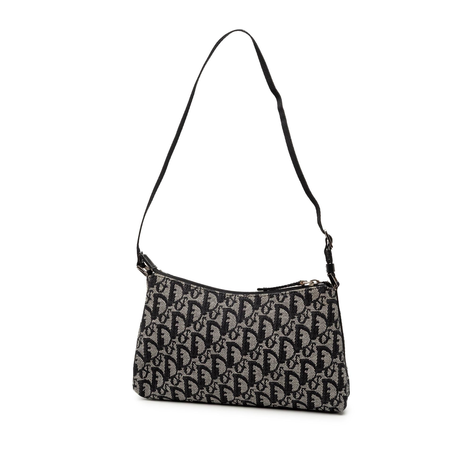 Dior Diorissimo Trotter Canvas Shoulder Bag