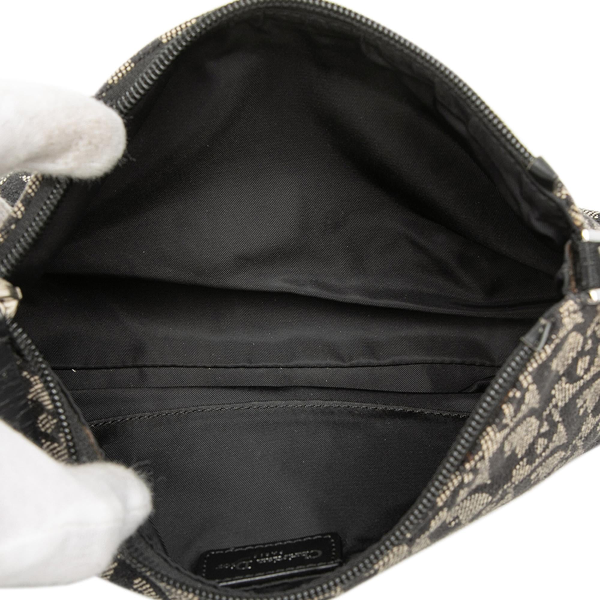 Dior Diorissimo Trotter Canvas Shoulder Bag