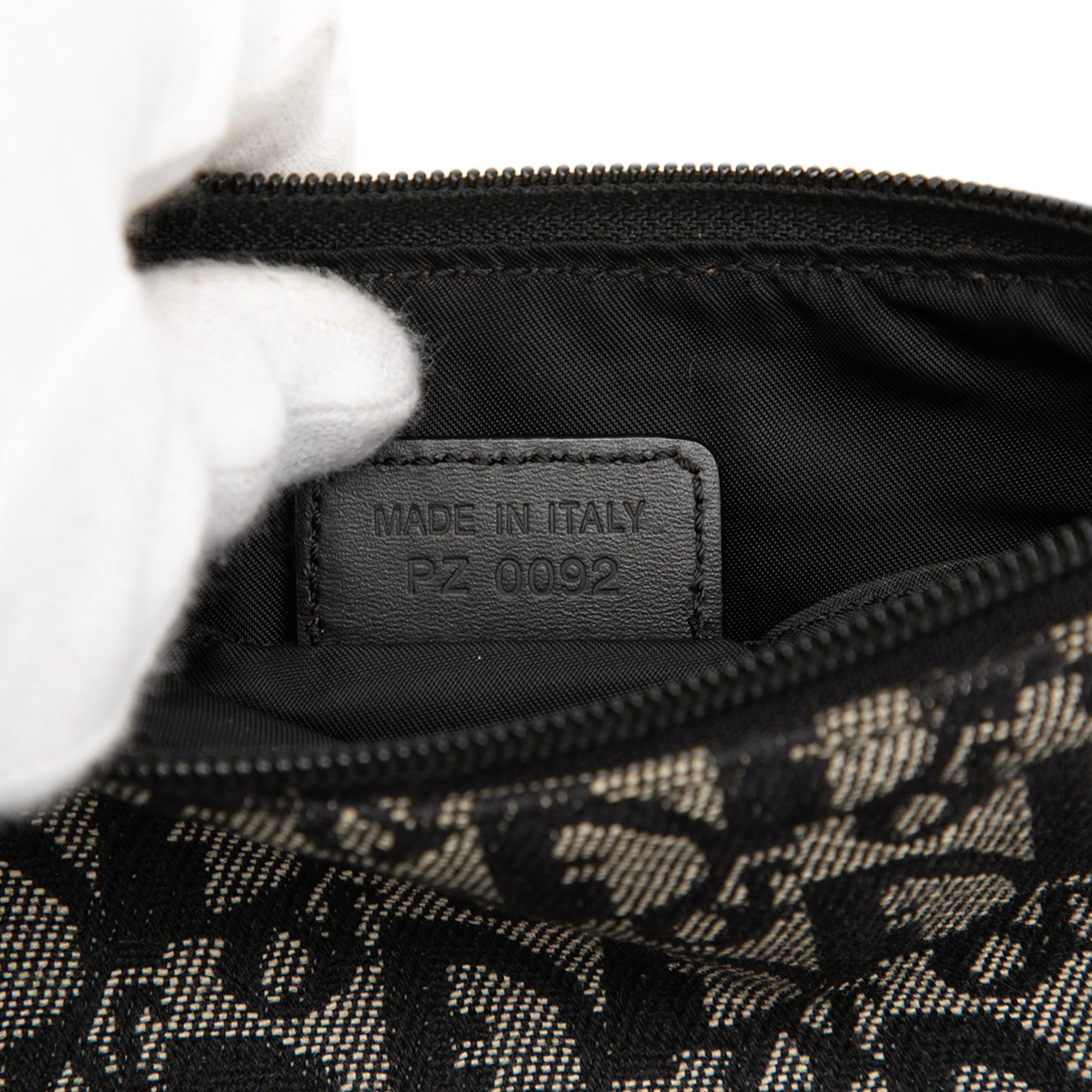 Dior Diorissimo Trotter Canvas Shoulder Bag
