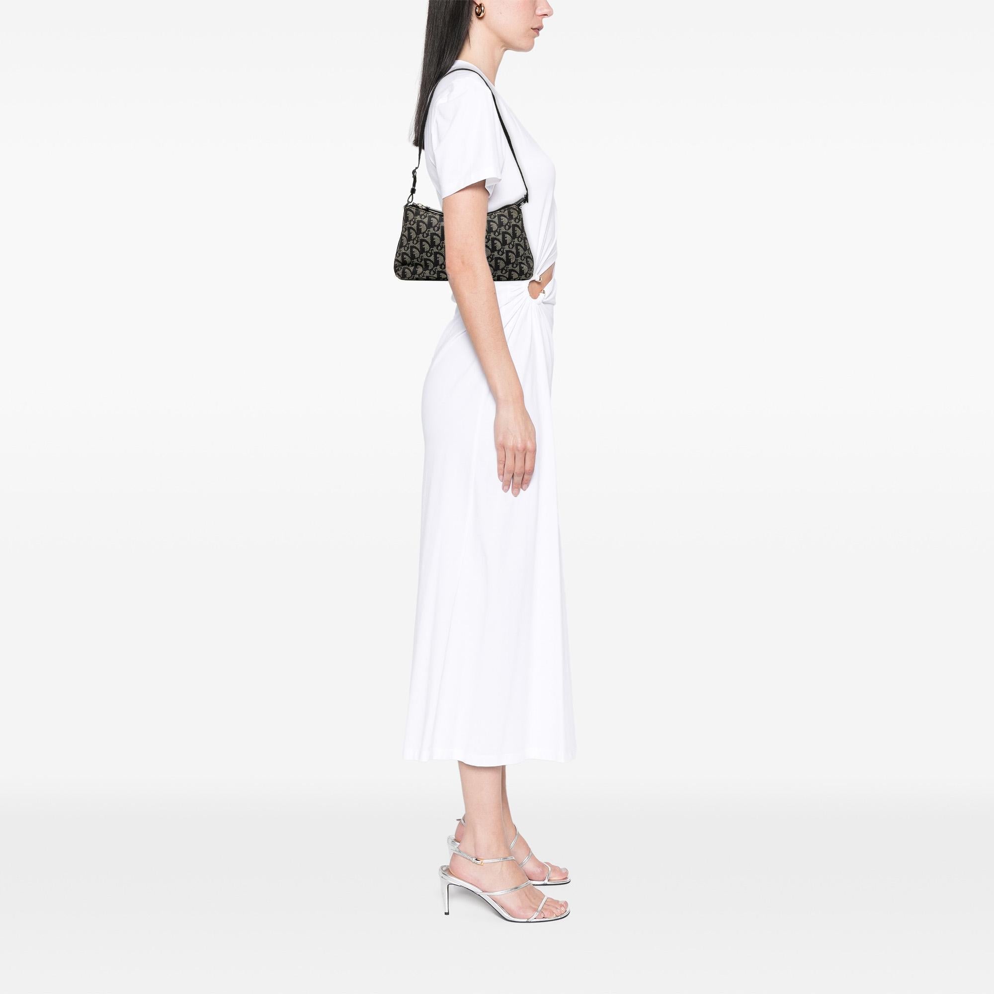 Dior Diorissimo Trotter Canvas Shoulder Bag