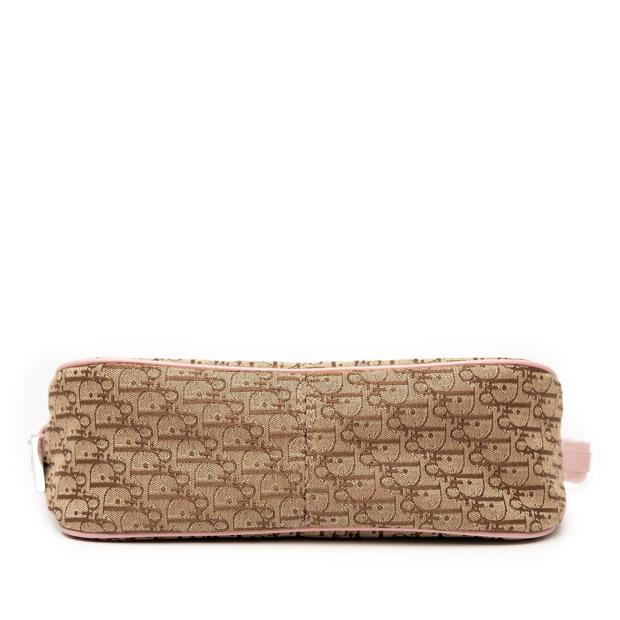 Dior Diorissimo Trotter Canvas Street Chic Shoulder Bag
