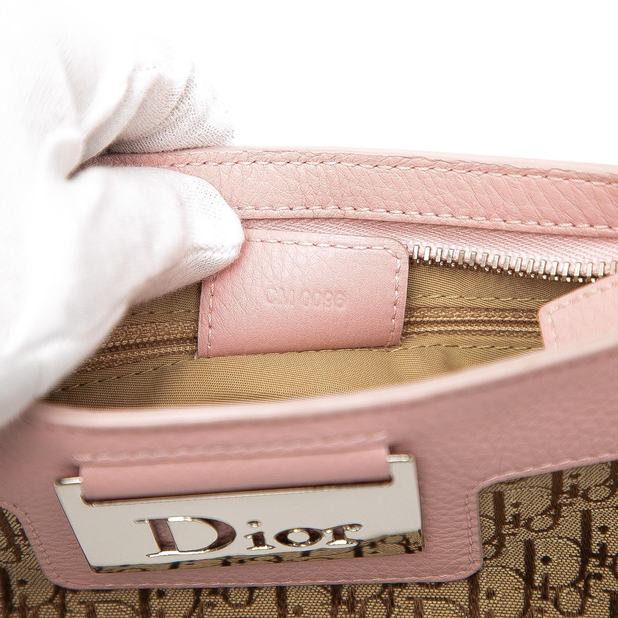 Dior Diorissimo Trotter Canvas Street Chic Shoulder Bag