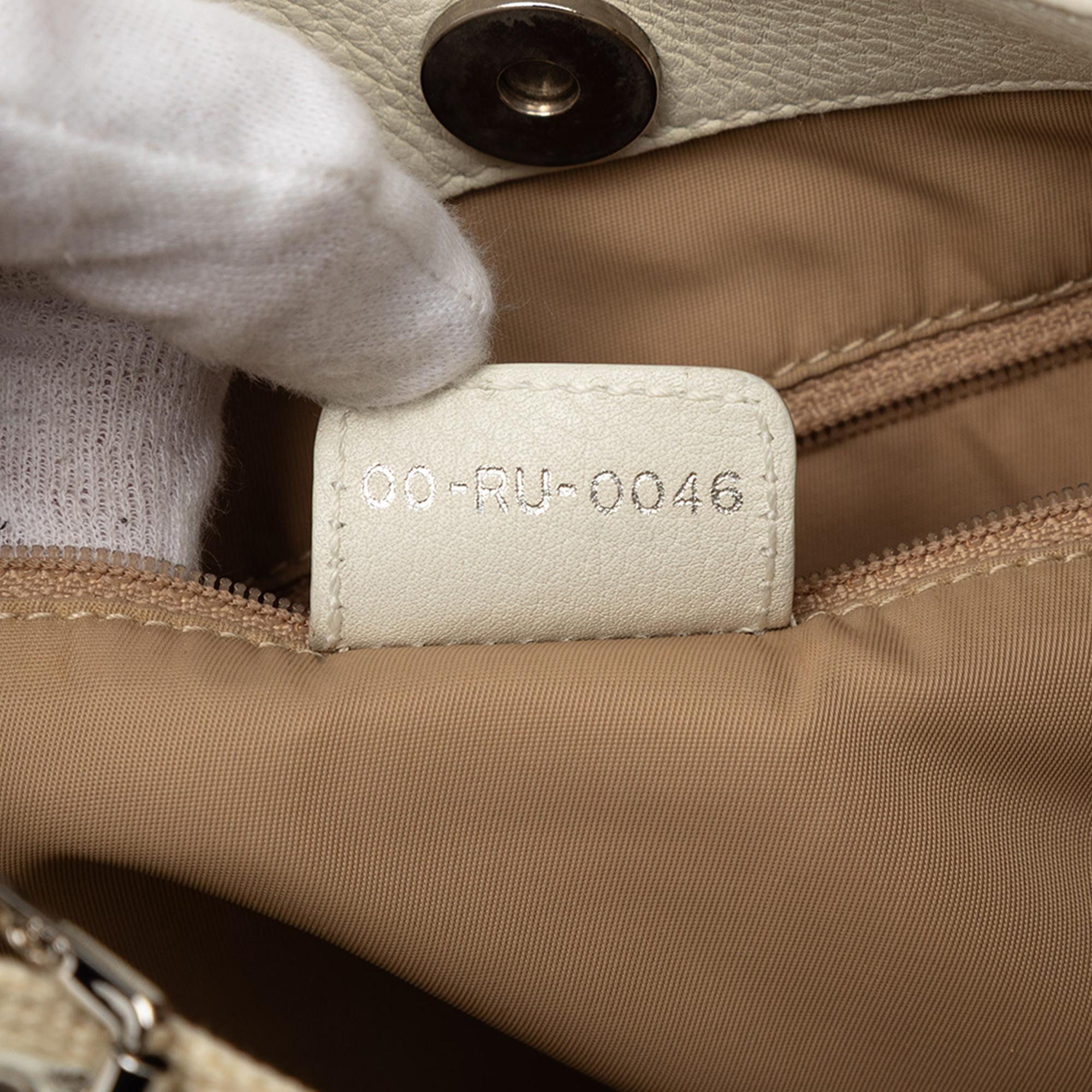 Dior Diorissimo Trotter Canvas Street Chic Shoulder Bag