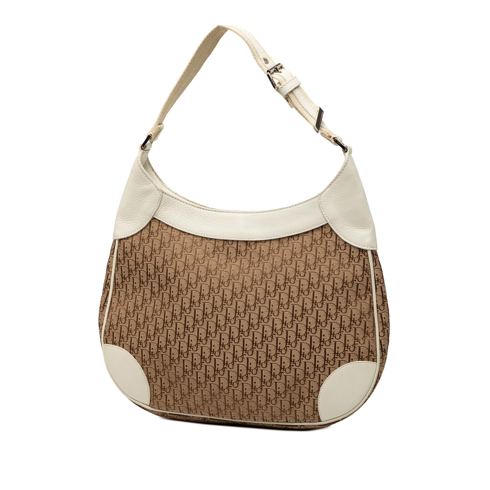 Dior Diorissimo Trotter Canvas Street Chic Shoulder Bag