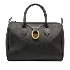 Dior Diorissimo Trotter Coated Canvas Boston Bag