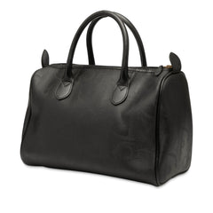Dior Diorissimo Trotter Coated Canvas Boston Bag