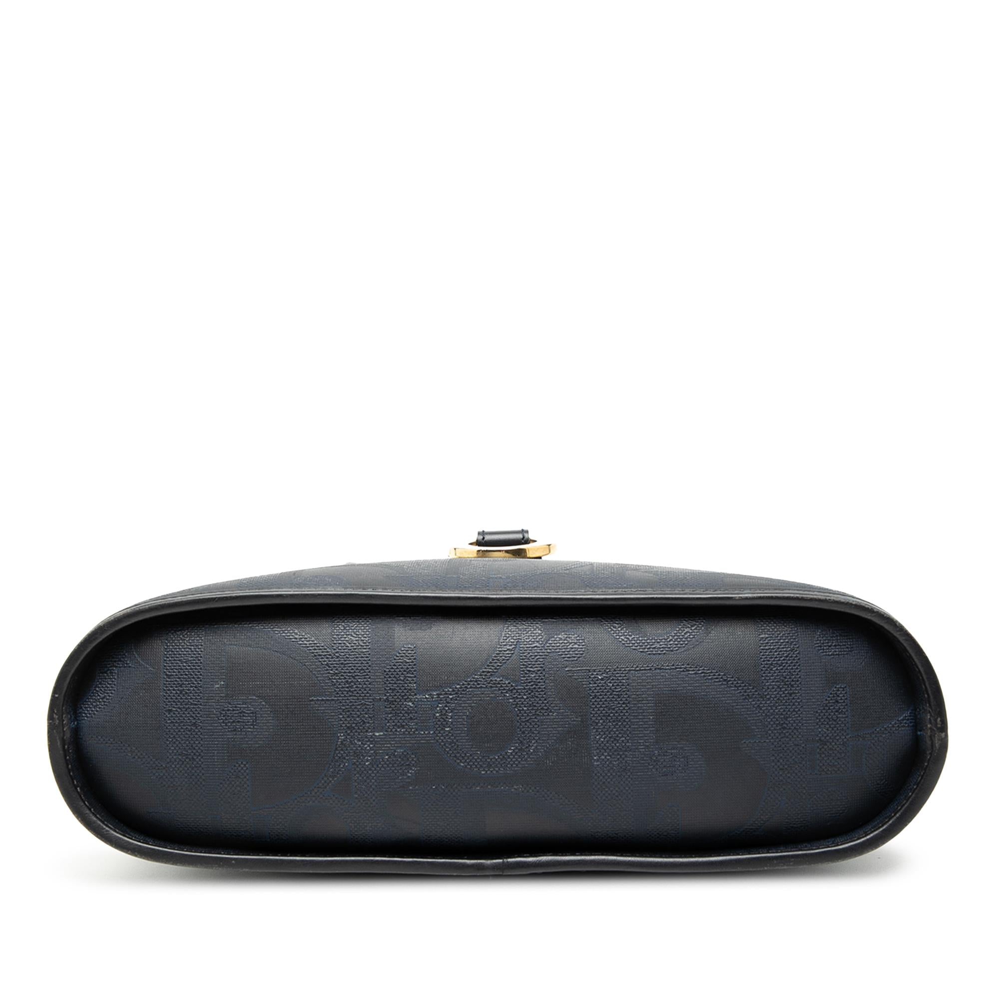 Dior Diorissimo Trotter Coated Canvas Handbag