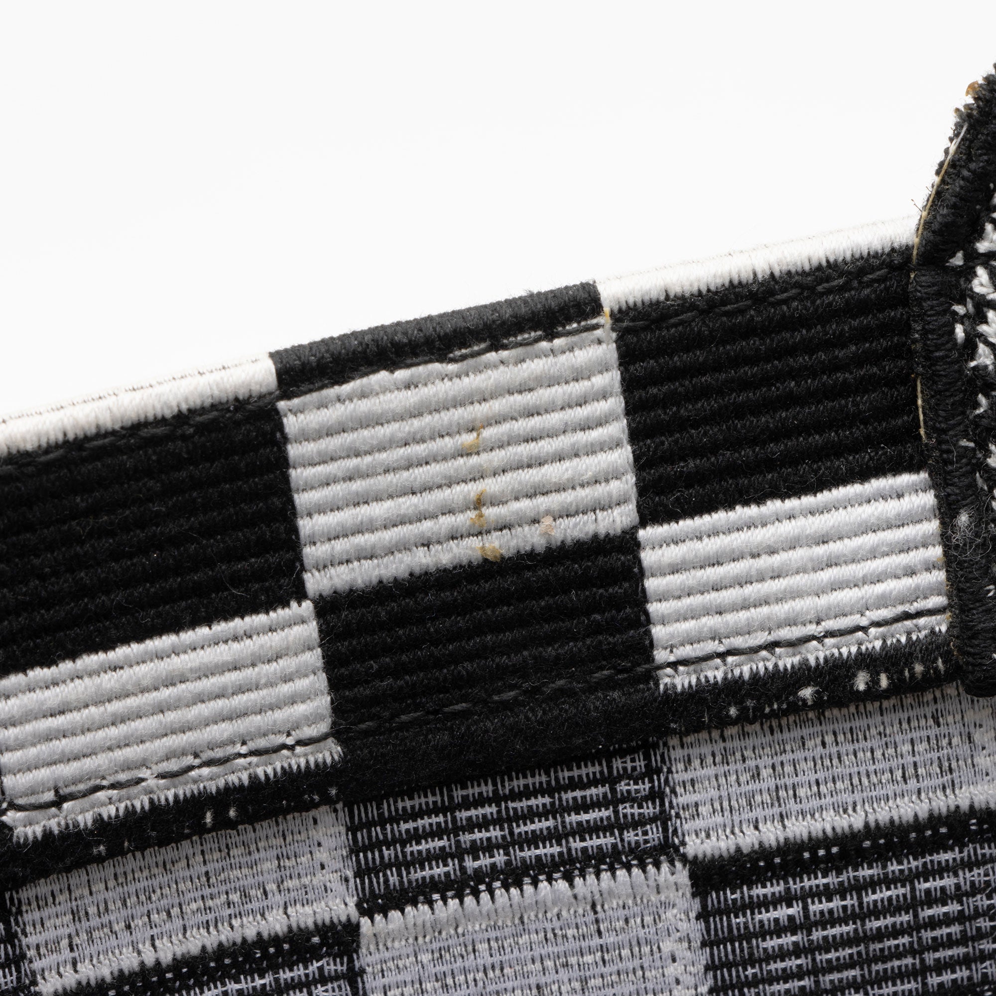 Dior Embroidered Canvas Checkered Large Book Tote