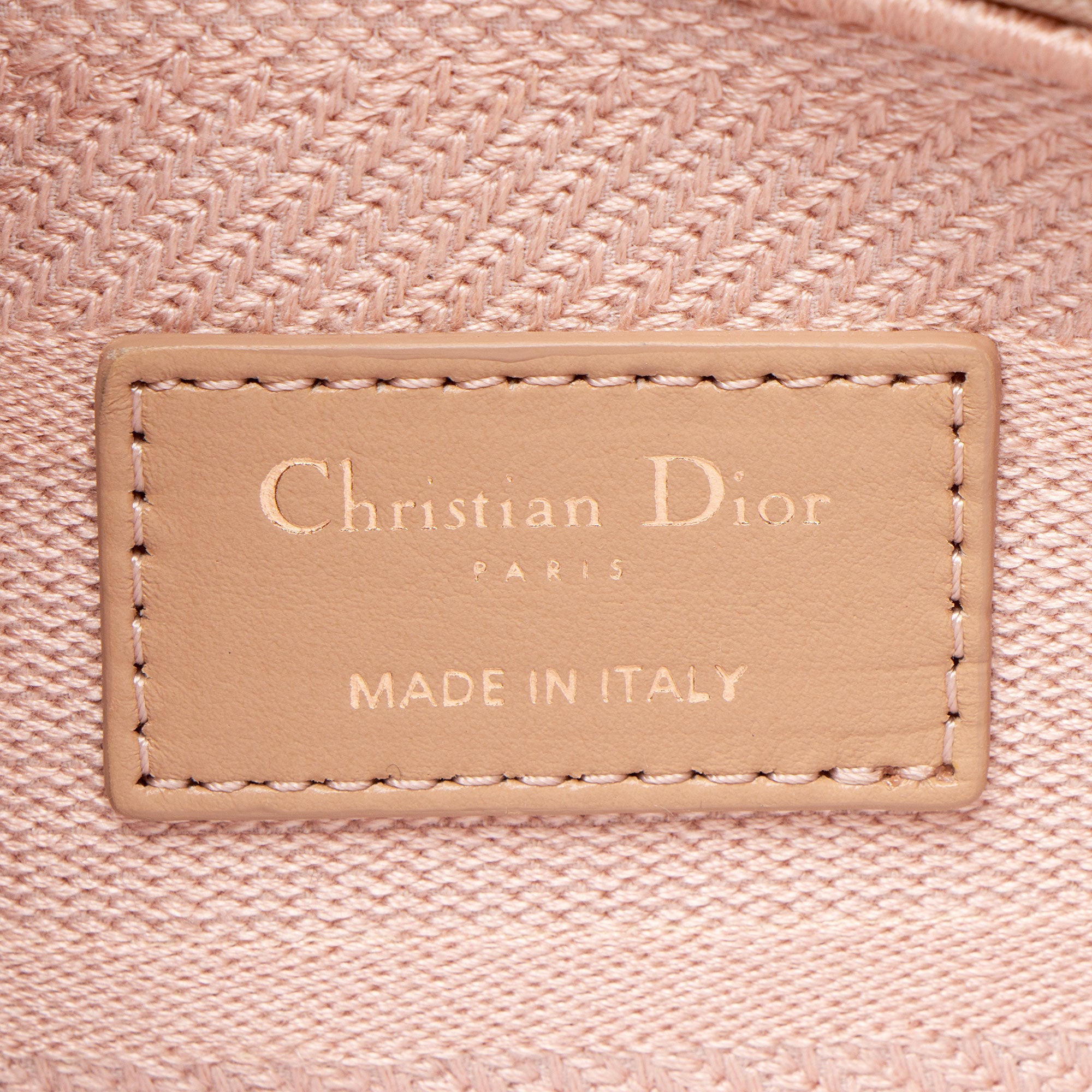 Dior Embroidered Lady D-Lite Medium Tote