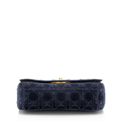 Dior Velvet Cannage Caro Medium Shoulder Bag