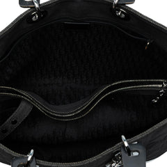 Dior Extra Large Denim Cannage Acrylic Lady Dior