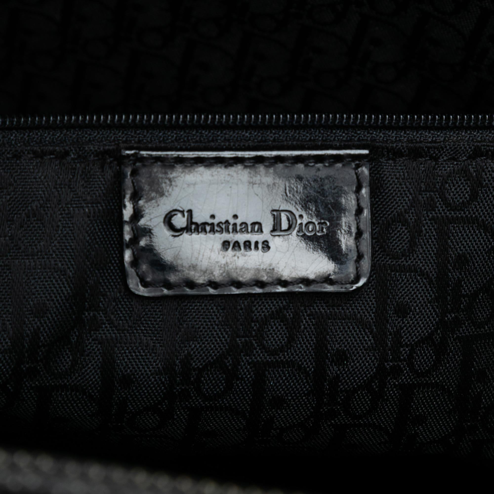 Dior Extra Large Denim Cannage Acrylic Lady Dior