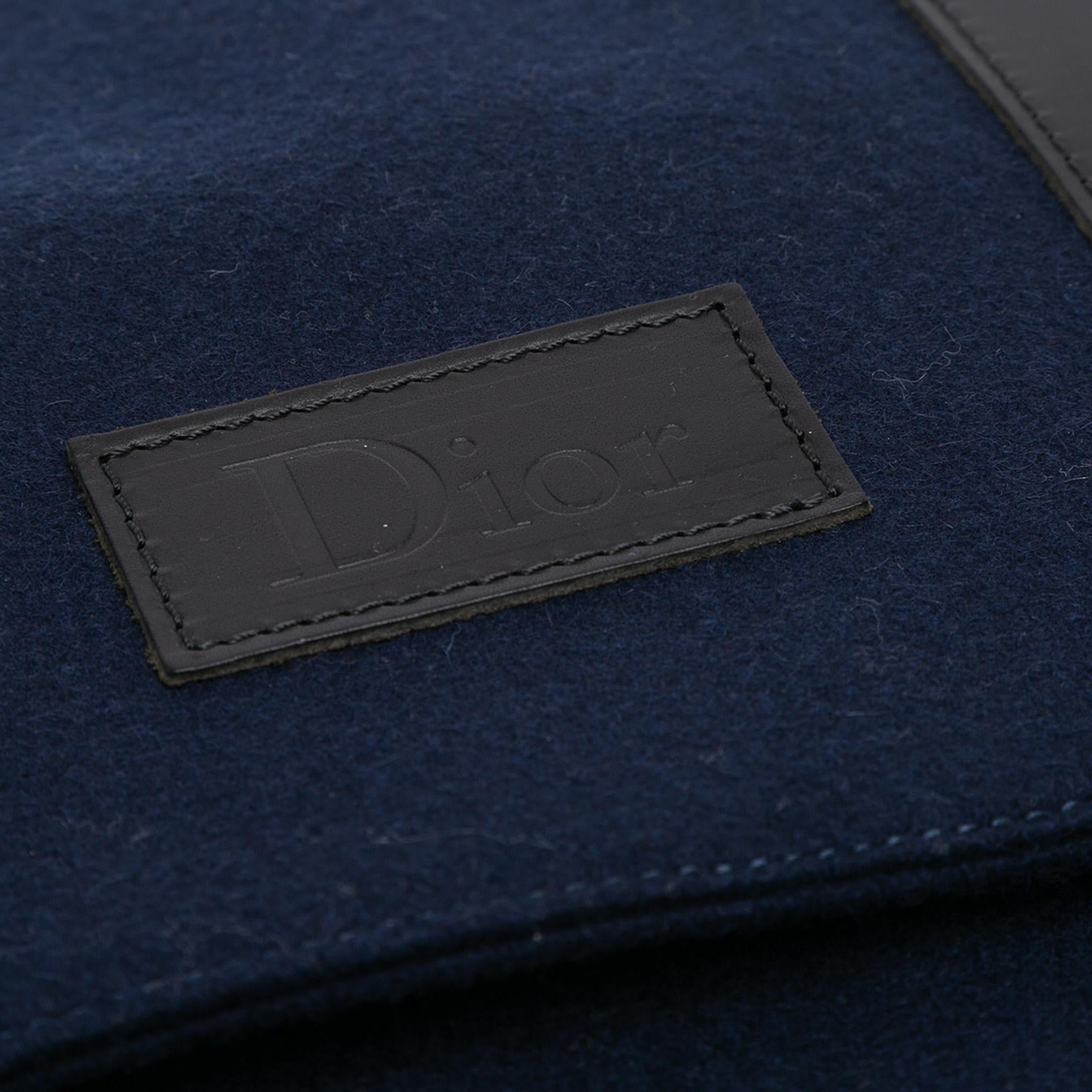 Dior Felt Travel Organizer Clutch