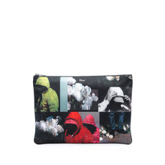 Dior Francois Bard Printed Nylon Zip Pouch